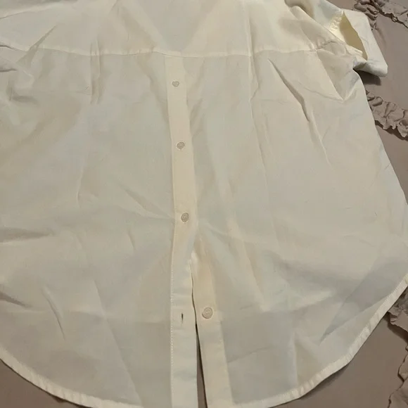 Madewell/Women’s Classic SS White Blouse NWT size XXS - Picture 5 of 6